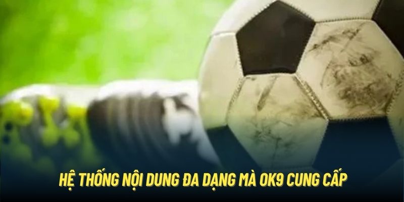 Hệ thống nội dung đa dạng mà OK9 cung cấp