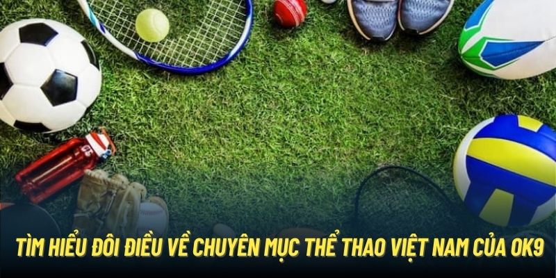 Tìm hiểu đôi điều về chuyên mục thể thao Việt Nam của OK9